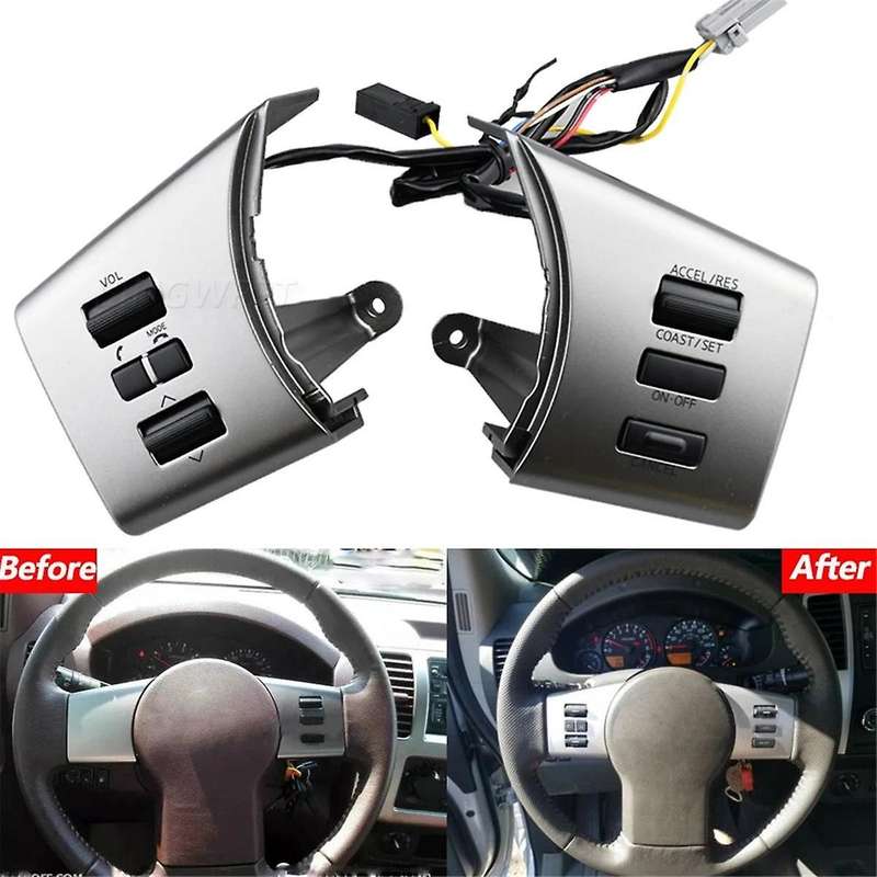 Steering Wheel Button Switch for Navara Frontier 05-12 Telephone Volume Cruise Control Button