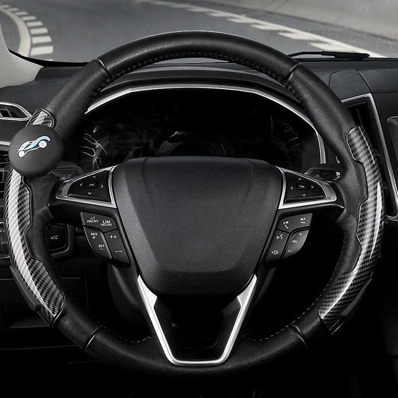 Steering Wheel Cover Auxiliary Ball with Spinner Auto Protective Car Anti Slip Safe Waterproof Unive