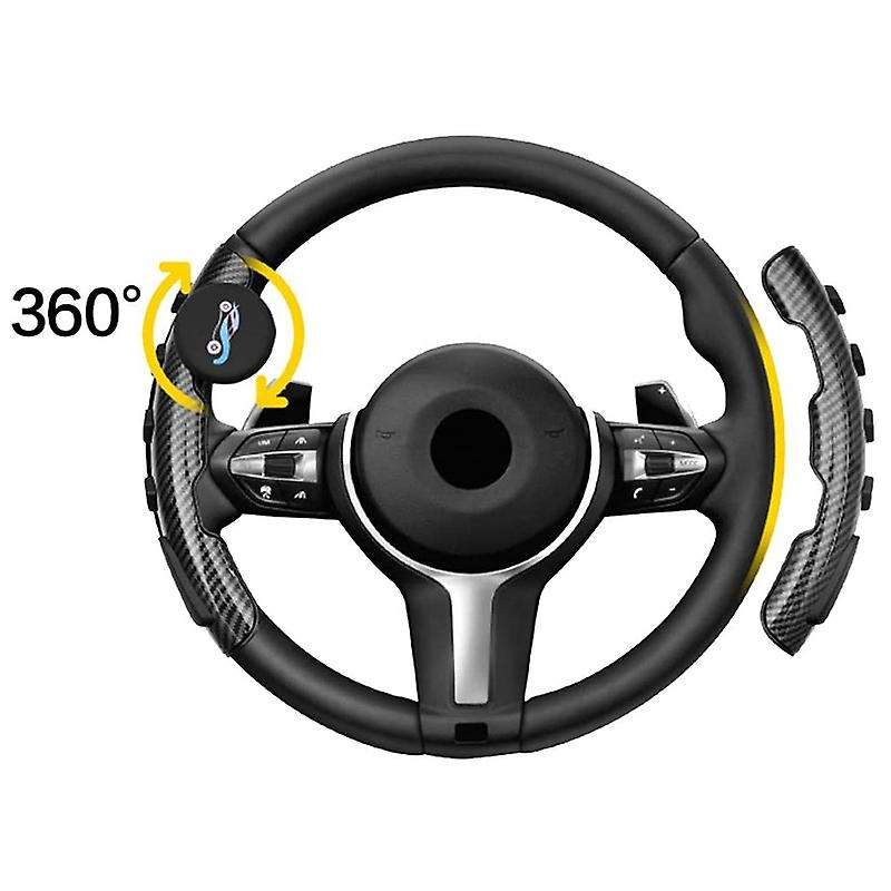 Steering Wheel Cover Auxiliary Ball with Spinner Auto Protective Car Anti Slip Safe Waterproof Unive