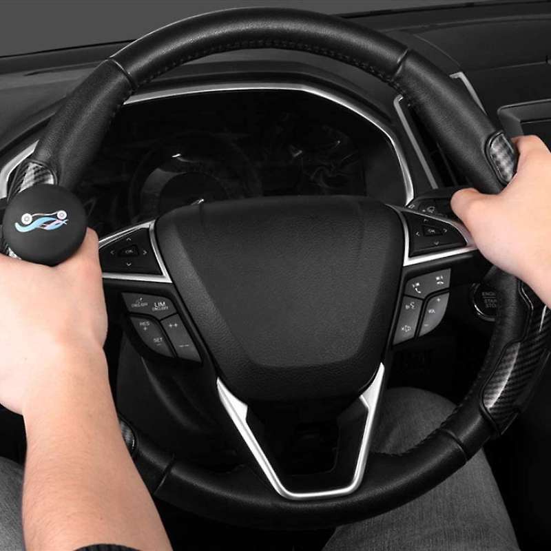 Steering Wheel Cover Auxiliary Ball with Spinner Auto Protective Car Anti Slip Safe Waterproof Unive