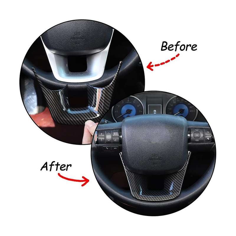 Steering Wheel Cover for Fortuner 2016-2022 Car Steering Wheel Panel Protection Accessories ABS Car
