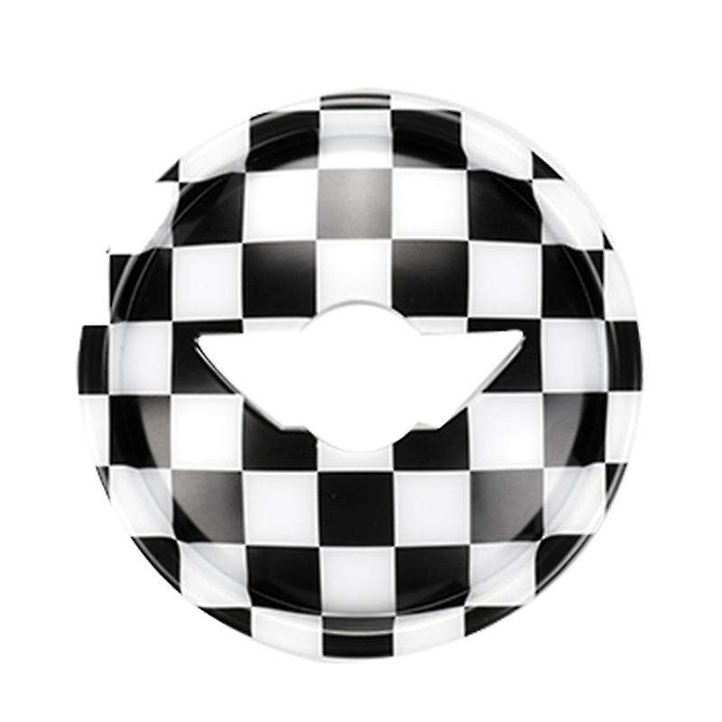 Steering Wheel Cover Logo Emblem Cap Trim for F Series F54 F55 F56 F57 F60 Countryman Checkered B