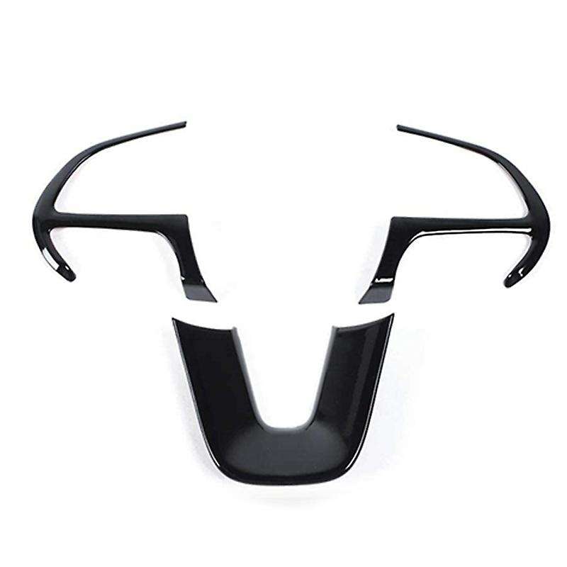 Steering Wheel Cover Interior Trim for Charger 2015-2020 Durango Grand SRT8 2014-2020, Black