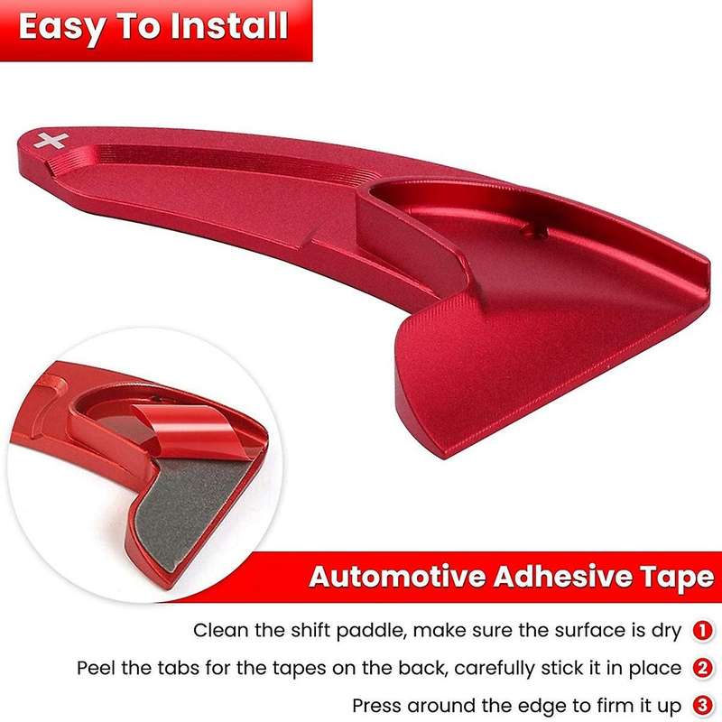 Steering Wheel Cover Trim Interior Accessories for 2015-2021 Charger Shift Paddle Extended Emblem Ki