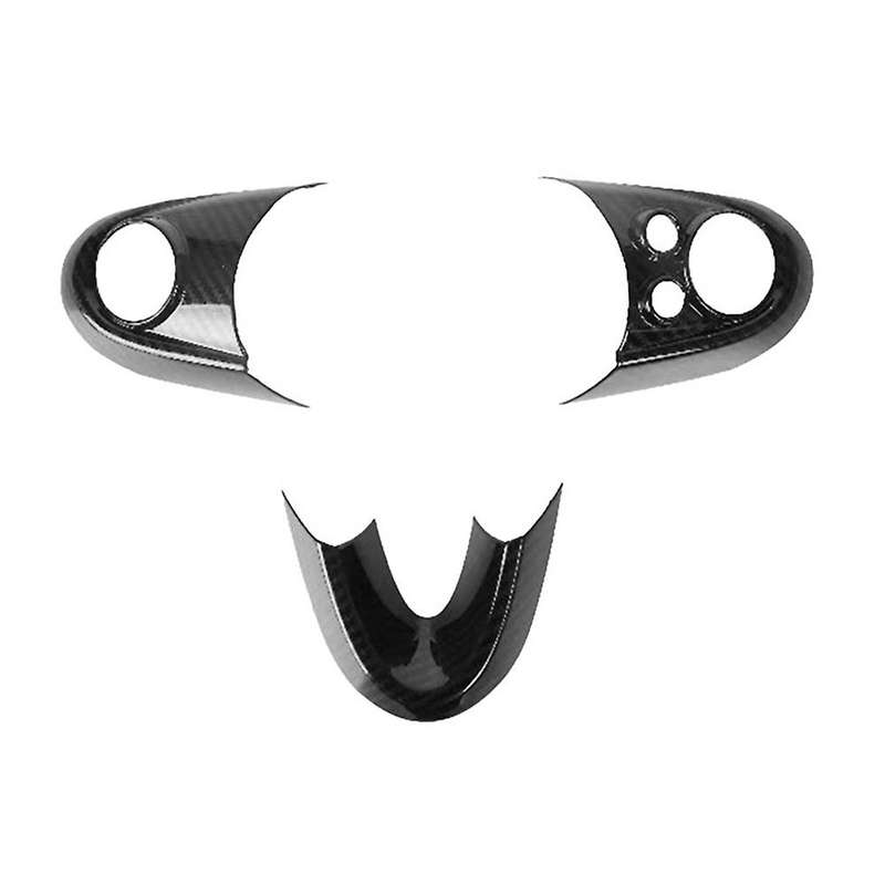 Steering Wheel Cover Trim Stick Decoration Frame Accessories for R55 R56 R60 S Car Interior