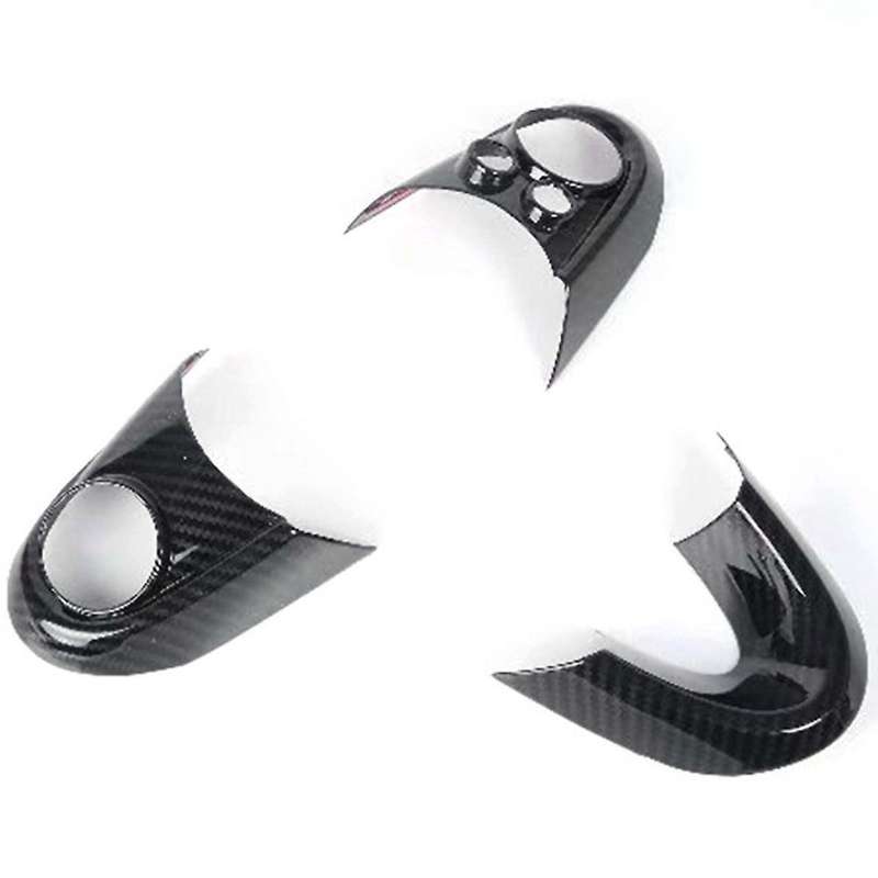 Steering Wheel Cover Trim Stick Decoration Frame Accessories for R55 R56 R60 S Car Interior