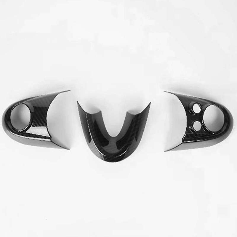 Steering Wheel Cover Trim Stick Decoration Frame Accessories for R55 R56 R60 S Car Interior