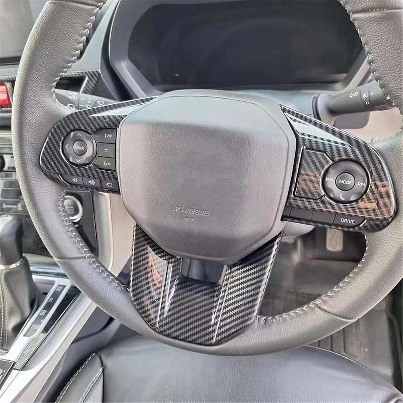 Steering Wheel Cover Trim Kit for Yaris 2023 2024 Southeast Asia Version Interior Accessories ,Carbo