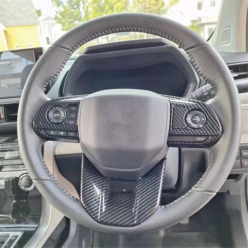 Steering Wheel Cover Trim Kit for Yaris 2023 2024 Southeast Asia Version Interior Accessories ,Carbo
