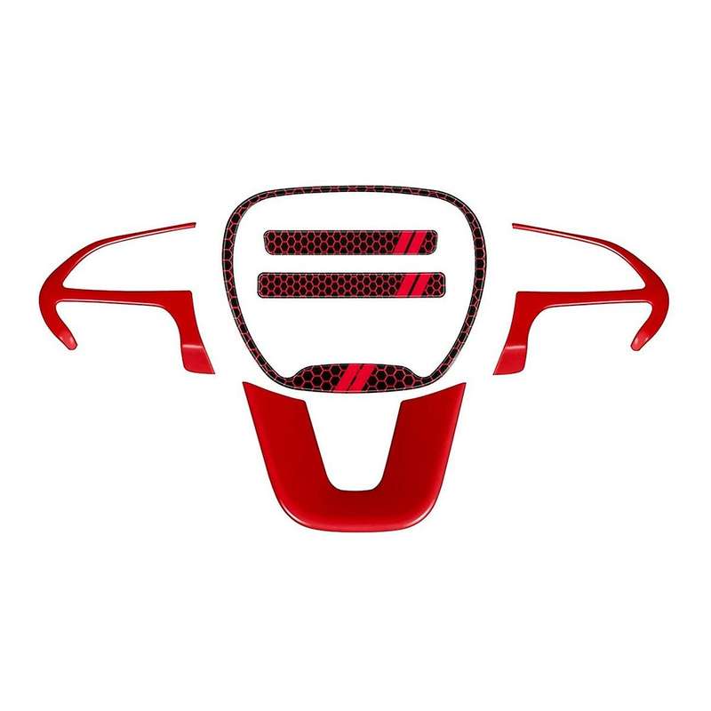 Steering Wheel Cover Trim Interior Accessories for 2015-2021 Charger Emblem Kit 3D Badge Overlay
