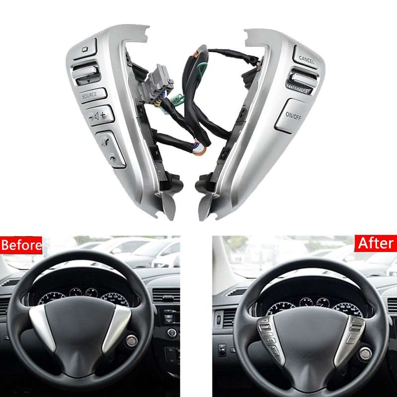 Steering Wheel Cruise Control Bluetooth Switches for TIIDA SENTRA SUNNY Livina ALMERA