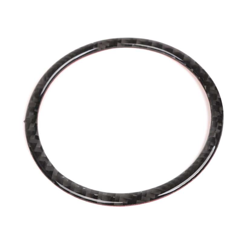 Steering Wheel Frame Trim Decor Cover for 2015 2016 2017 2018 2019 2020 Accessories 6PCS (Carbon Fib