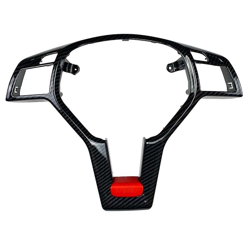 Steering Wheel Frame Cover Trim for C E Gla Cla Class W176 W246 W204 W212 Carbon Fiber