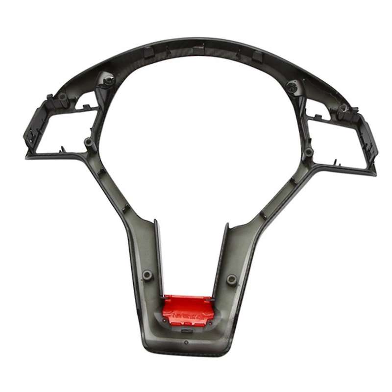 Steering Wheel Frame Cover Trim for C E Gla Cla Class W176 W246 W204 W212 Carbon Fiber