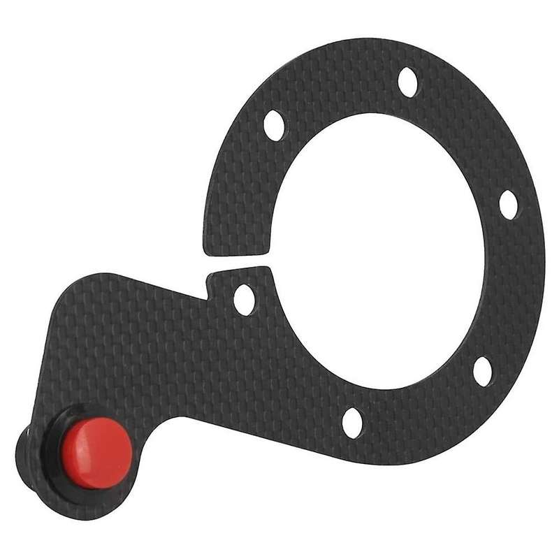 Steering Wheel Horn Button, Carbon Fiber External Horn Button 6 Bolts Steering Wheel for S- (Single)
