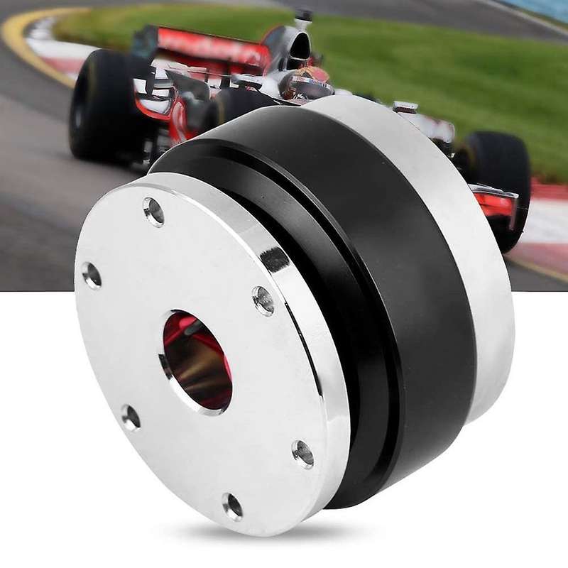 Steering Wheel Hub Adapater,Universal 6 Hole Steering Wheel Quick Release Hub Adapter Snap Off Boss