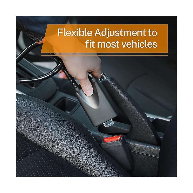 Steering Wheel Lock Safety Belt Lock Anti-theft Device Steering Wheel Locks for Car Suv Cart Vehicl