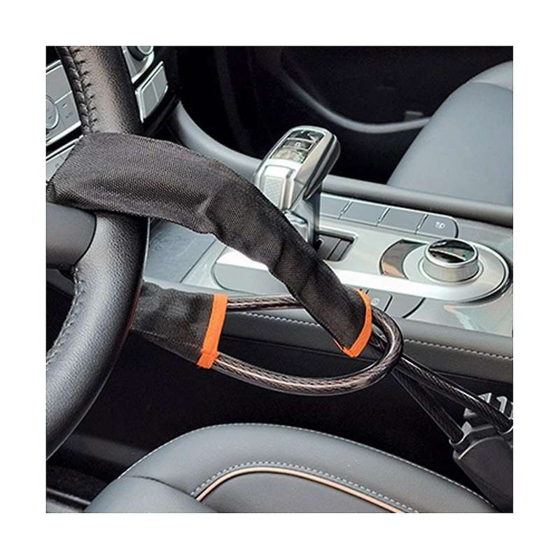 Steering Wheel Lock Safety Belt Lock Anti-theft Device Steering Wheel Locks for Car Suv Cart Vehicl