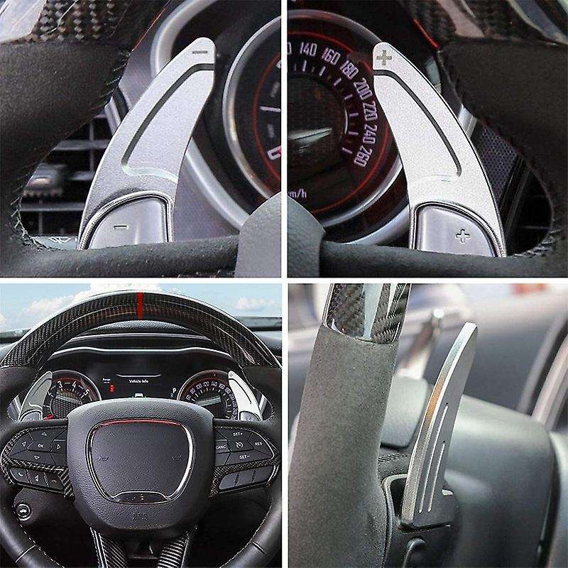 Steering Wheel Shift Paddle+Air Conditioner Switch CD Button Knob for Charger 2015-2020