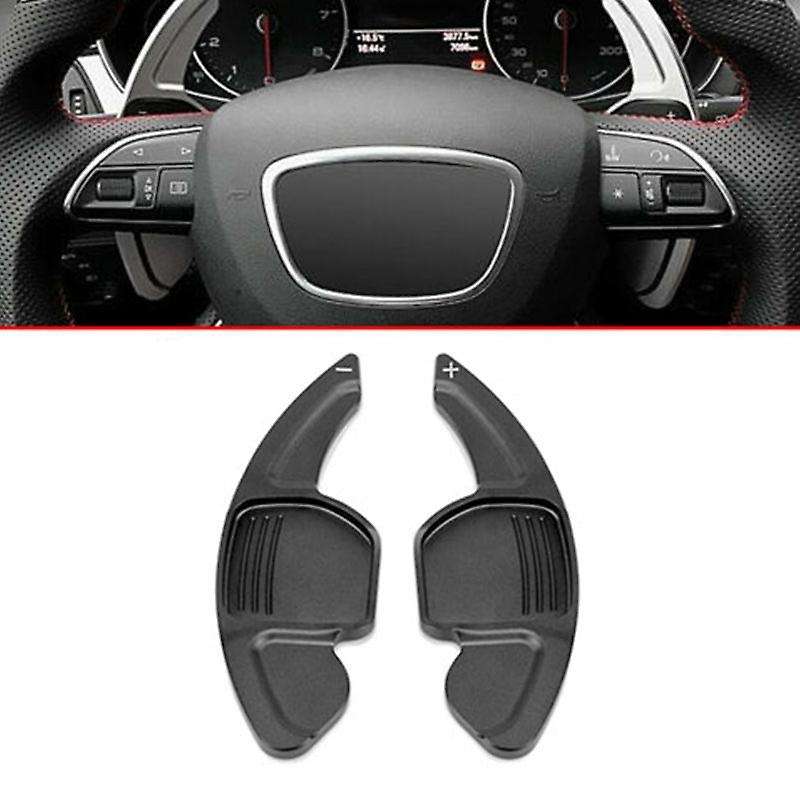 Steering Wheel Shift Paddle Blade Aluminum Extension Shifter for- A3 S3 A4 S4 B8 A5 S5 A6 S6 A8 R8 Q