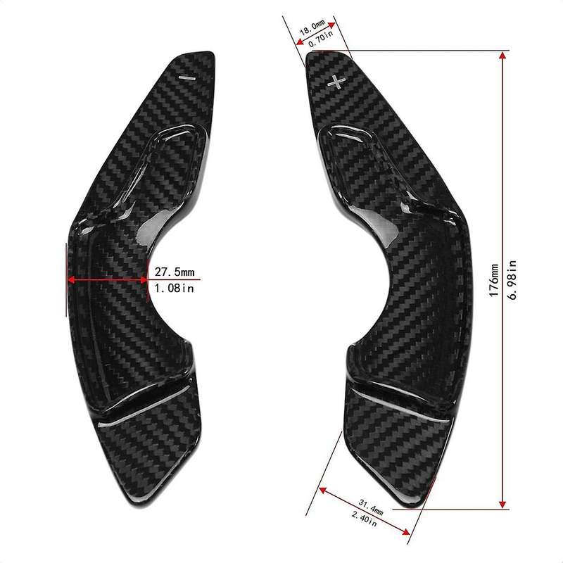 Steering Wheel Shift Paddles Auto Accessories for IS Black