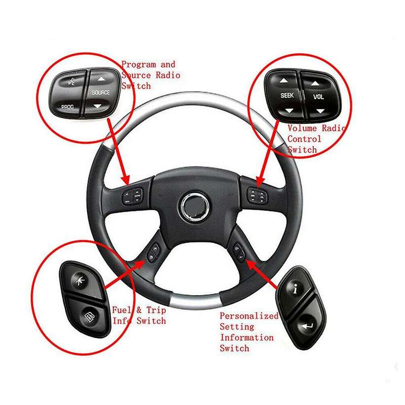 Steering Wheel Trip & Fuel Mileage Switch for 21997738 12450243 901-120 901120