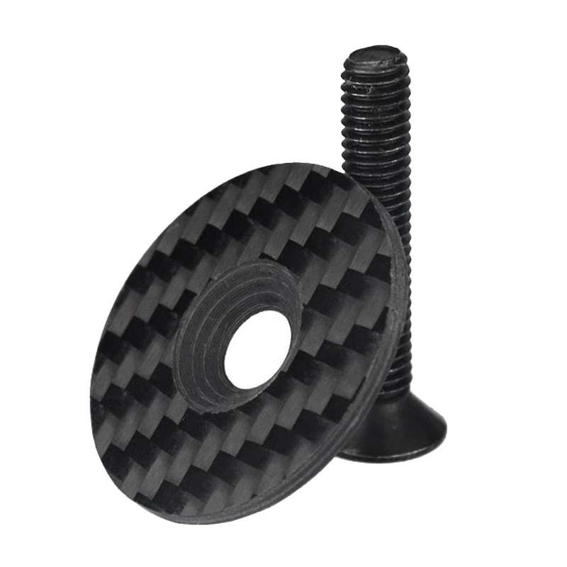 Stem Cap Bike Power Cap Bicycle Headset Top Cover for Mountain Road Bike Table Cover Carbon Steering