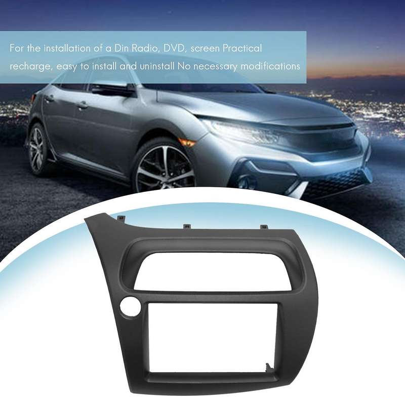 Stereo Cd Panel Dash Mounting Installation Trim Kit (178x102mm)