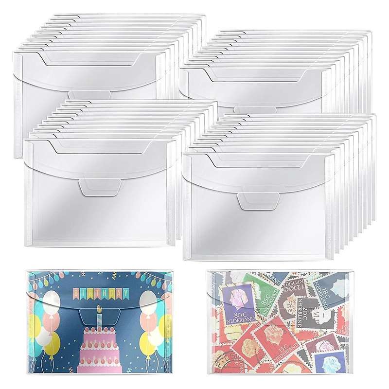 Stencil Storage Bags, Envelope Stickers Organizer Card Making Supplies Storage Rack for Stencils Rec