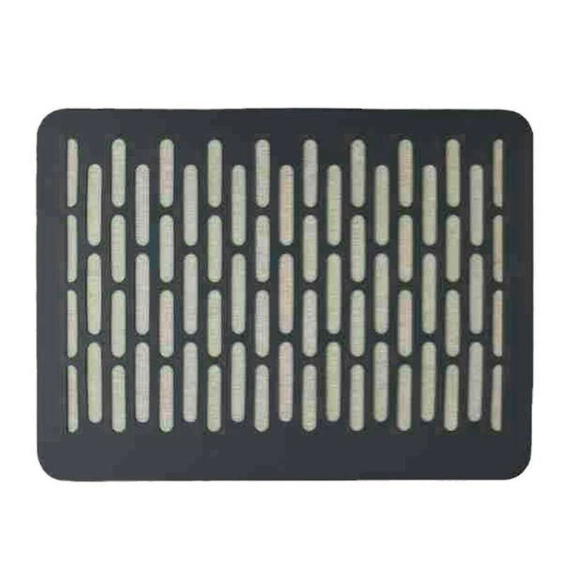 Stone Dish Drying Mats for Kitchen Counter, Diatomaceous Earth Mat Wrapped In Silicone Webbing to Pr