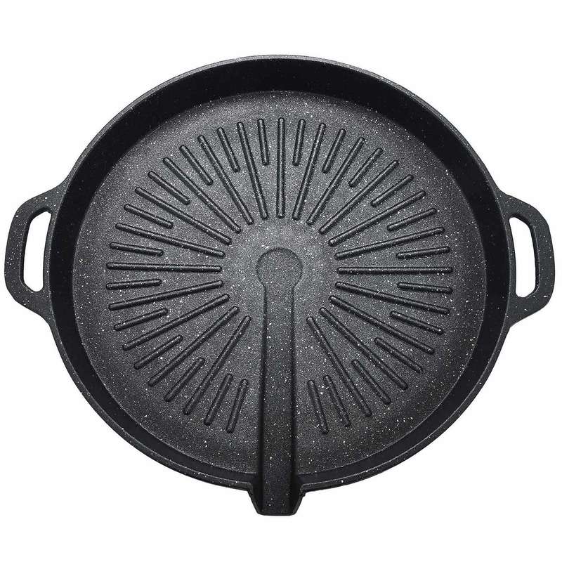 Stone Baking Tray Korean Household Induction Cooker Gas Universal Barbecue Pot Square Baking Tray