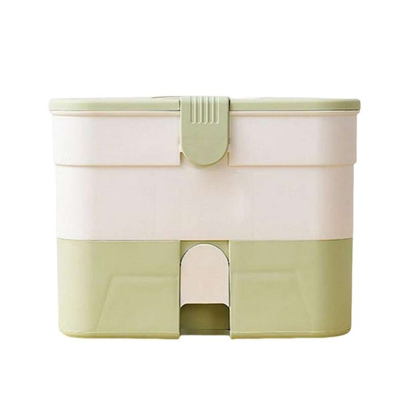Storage Box Container Bin with Removable Tray Portable Handle Family Emergency Medicine Kit Case Org