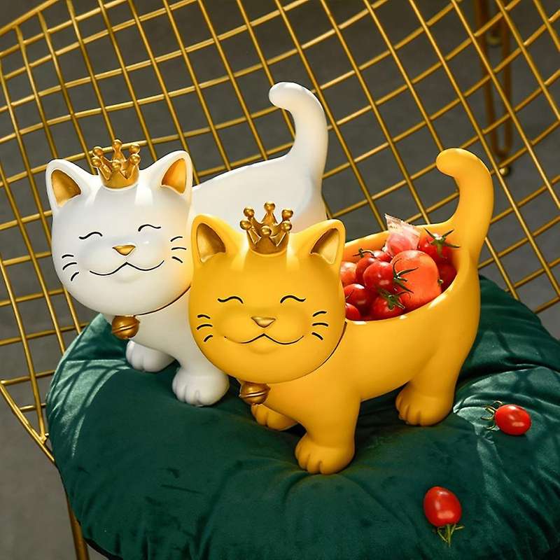 Storage Box Statue Nordic Modern Room Decoration Accessories Gift Statue for Friends Desktop Decor D