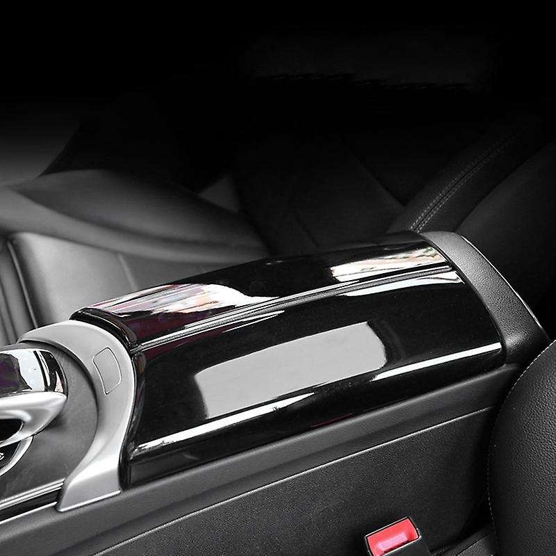 Storage Box Panel Cover Armrest Box Panel for C Class W205 GLC X253 Center Console Cover Stickers Tr