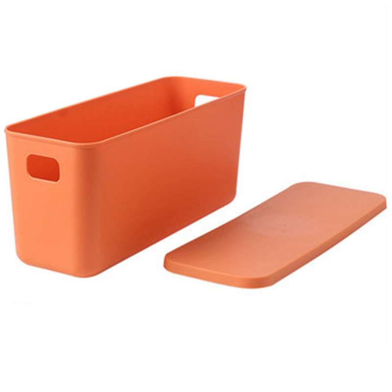 Storage Box with Lid, Underwear, Toy Tie, Socks, Snacks, Household Plastic Cosmetics, Office, Bathro