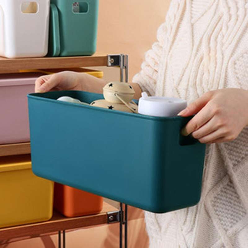 Storage Box with Lid, Underwear, Toy Tie, Socks, Snacks, Household Plastic Cosmetics, Office, Bathro