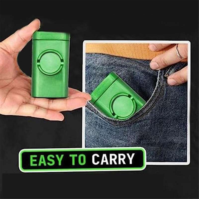 Storage Case with Mini Grinder All-In-One, Portable Storage Box Grinder for Travel