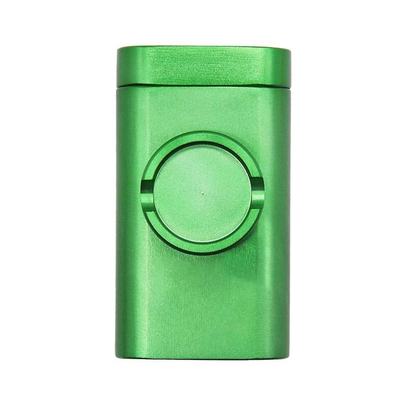 Storage Case with Mini Grinder All-In-One, Portable Storage Box Grinder for Travel