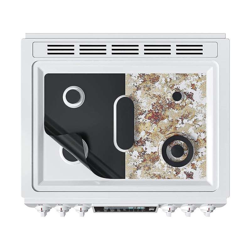 Stove Protectors Stain & Oil Repellent Mats Cleaning Mats Reusable Stove Range Protectors Long Wide