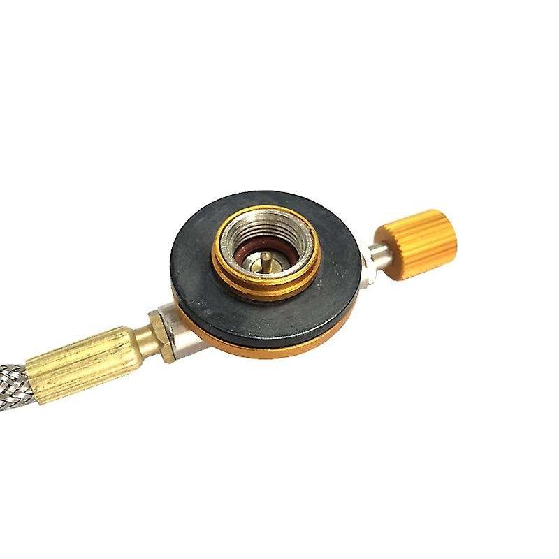 Stove Valves Connector Outdoor Camping Stove Gas Refill Fuel Valve Connector Gas Extension Pipe Tube