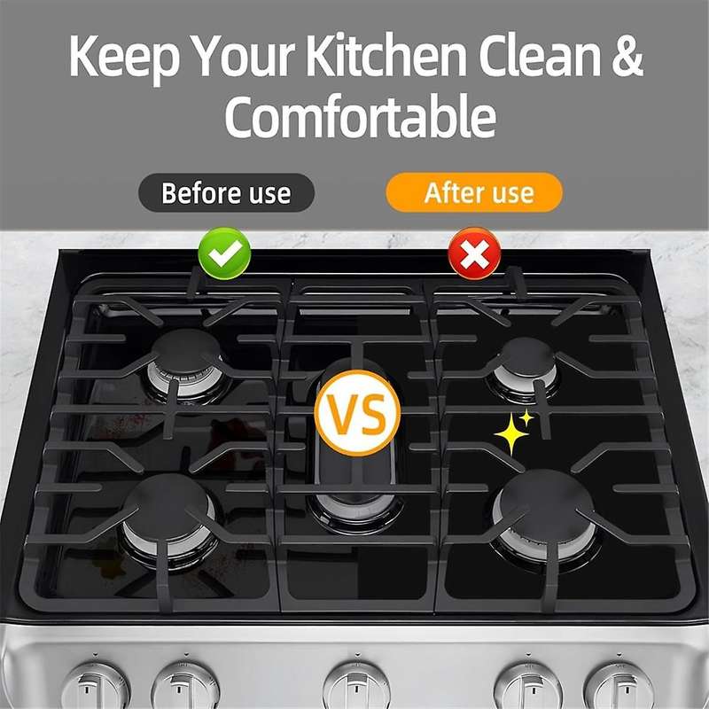 Stove Burner Covers - Reusable Stove Cover for Lgldg4315 Lrg4115 Lrg4113 Ldg4313 - Non-stick Washabl