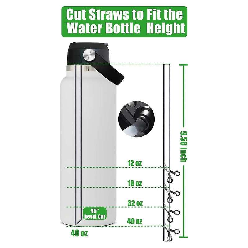 Straw Lids for Wide Mouth 32 40 Oz,Flexible Handle Replacement Lid Straws