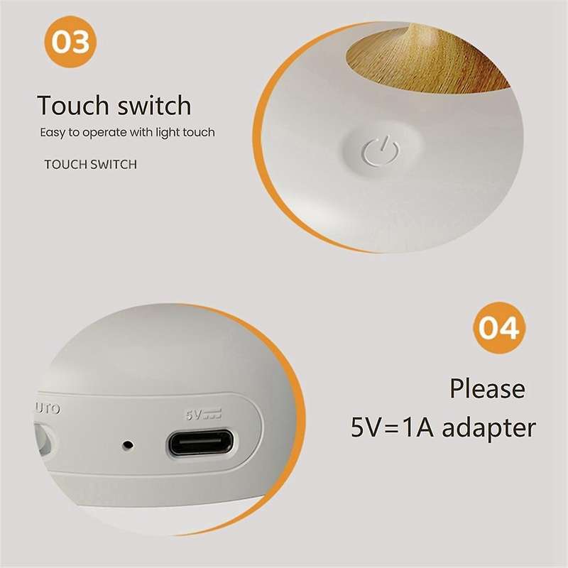 Straw Man USB Home Decor Night Light Bedside Atmosphere Night Light Birthday Gift Night Light