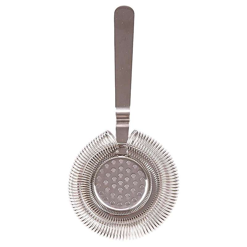 Strainer Stainless Steel Bar Strainer Fits All Shakers High Quality Bar Accessories Silver