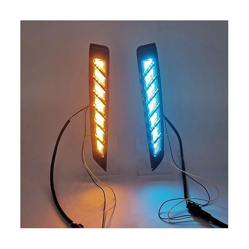 Streaming Turn Signal 3-color Daytime Running Light for Geely Boyue Pro/ X70 2018-2021