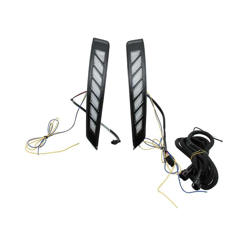 Streaming Turn Signal 3-color Daytime Running Light for Geely Boyue Pro/ X70 2018-2021