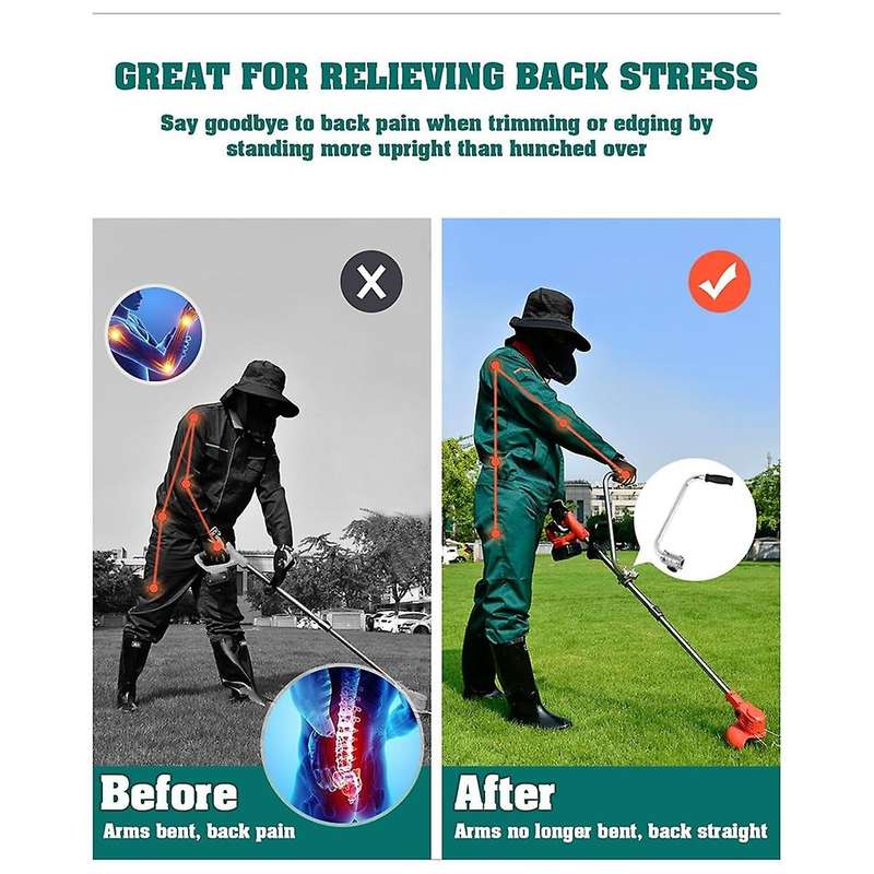 String Trimmers Handle,Lawn Trimmer Handle Grip Ergonomic Trimmer Grip Weed Eater Handle Trimmer Han