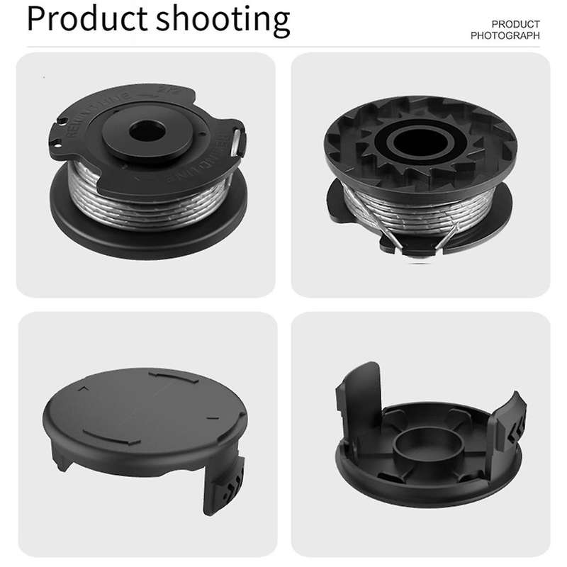 String Trimmer F016800569/F016800385 Spool Line with F016F04557 Spool Cover for Easy Grass Cut ART
