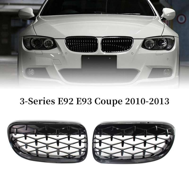 Style ABS Front Bumper Kidney Grille Grill for  3-Series E92 E93 Coupe 2010-2013