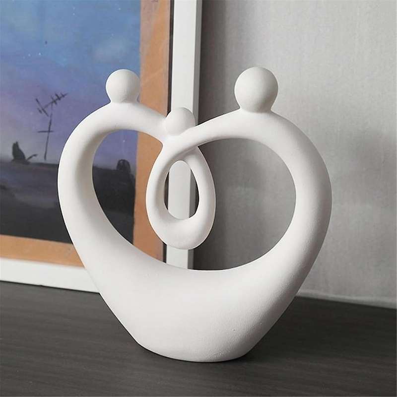 Stylish Sculpture Family Happiness - Timeless Family Sculpture Home Decor - Abstract Decorative Stat